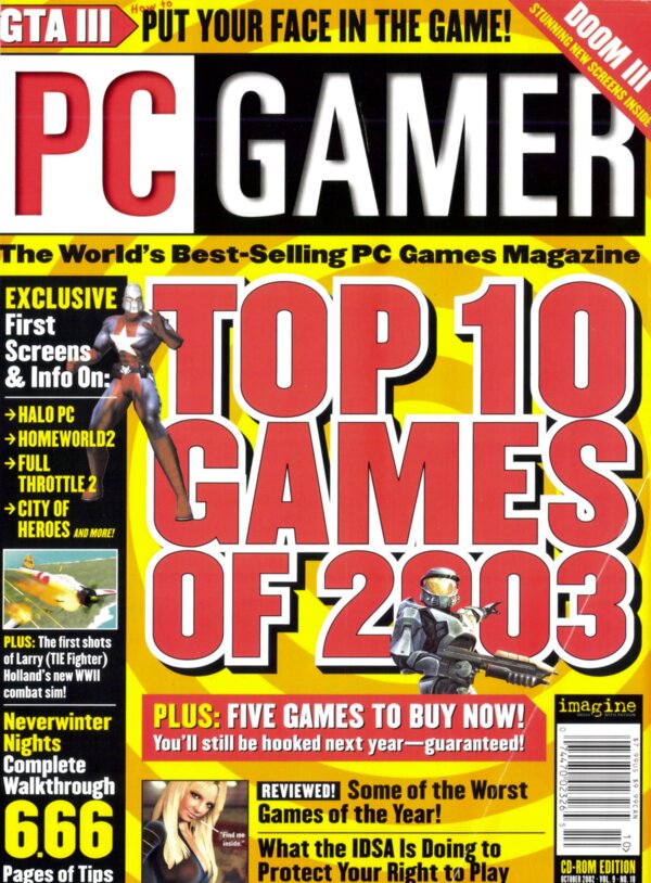 PC Gamer   102 (2002 10) cover